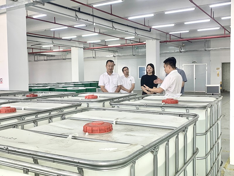 政企连心·共促发展|东莞市东城区政府领导莅临世界杯下单官方网站新材参观指导